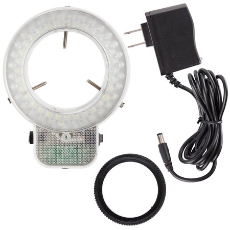 AMSCOPE 64 LED Microscope Ring Light with Dimmer LED-64S-V203